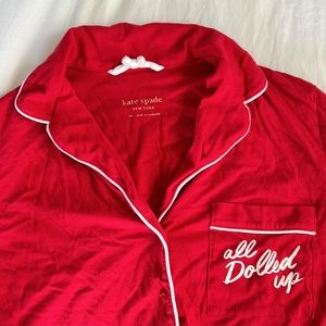 Kate Spade knit pj set